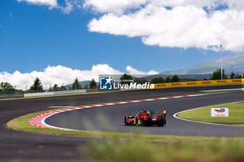 2024-09-14 - 50 FUOCO Antonio (ita), MOLINA Miguel (spa), NIELSEN Nicklas (dnk), Ferrari AF Corse, Ferrari 499P #50, Hypercar, action during the 2024 6 Hours of Fuji, 7th round of the 2024 FIA World Endurance Championship, from September 13 to 15, 2024 on the Fuji Speedway in Oyama, Shizuoka, Japan - FIA WEC - 6 HOURS OF FUJI 2024 - ENDURANCE - MOTORS