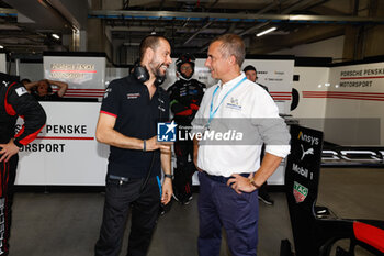 2024-09-14 - MAKOWIECKI Frédéric (fra), Porsche Penske Motorsport, Porsche 963, portrait, BONARDEL Matthieu, Head of Motorsport Business Line at Michelin, portrait, during the 2024 6 Hours of Fuji, 7th round of the 2024 FIA World Endurance Championship, from September 13 to 15, 2024 on the Fuji Speedway in Oyama, Shizuoka, Japan - FIA WEC - 6 HOURS OF FUJI 2024 - ENDURANCE - MOTORS