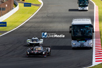 2024-09-14 - 08 BUEMI Sébastien (swi), HARTLEY Brendon (nzl), HIRAKAWA Ryo (jpn), Toyota Gazoo Racing, Toyota GR010 - Hybrid #08, Hypercar, action, safari during the 2024 6 Hours of Fuji, 7th round of the 2024 FIA World Endurance Championship, from September 13 to 15, 2024 on the Fuji Speedway in Oyama, Shizuoka, Japan - FIA WEC - 6 HOURS OF FUJI 2024 - ENDURANCE - MOTORS