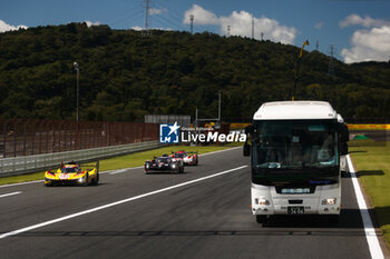 2024-09-14 - circuit safari 83 KUBICA Robert (pol), SHWARTZMAN Robert (isr), YE Yifei (chn), AF Corse, Ferrari 499P #83, Hypercar, action during the 2024 6 Hours of Fuji, 7th round of the 2024 FIA World Endurance Championship, from September 13 to 15, 2024 on the Fuji Speedway in Oyama, Shizuoka, Japan - FIA WEC - 6 HOURS OF FUJI 2024 - ENDURANCE - MOTORS