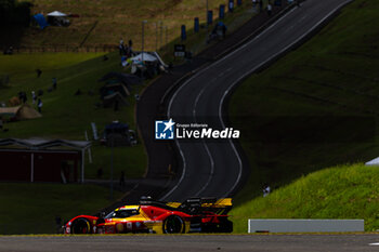 2024-09-14 - 50 FUOCO Antonio (ita), MOLINA Miguel (spa), NIELSEN Nicklas (dnk), Ferrari AF Corse, Ferrari 499P #50, Hypercar, action during the 2024 6 Hours of Fuji, 7th round of the 2024 FIA World Endurance Championship, from September 13 to 15, 2024 on the Fuji Speedway in Oyama, Shizuoka, Japan - FIA WEC - 6 HOURS OF FUJI 2024 - ENDURANCE - MOTORS