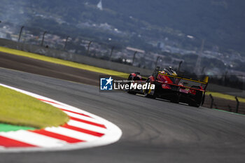 2024-09-14 - 50 FUOCO Antonio (ita), MOLINA Miguel (spa), NIELSEN Nicklas (dnk), Ferrari AF Corse, Ferrari 499P #50, Hypercar, action during the 2024 6 Hours of Fuji, 7th round of the 2024 FIA World Endurance Championship, from September 13 to 15, 2024 on the Fuji Speedway in Oyama, Shizuoka, Japan - FIA WEC - 6 HOURS OF FUJI 2024 - ENDURANCE - MOTORS