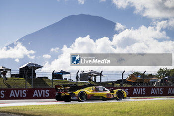 2024-09-14 - 83 KUBICA Robert (pol), SHWARTZMAN Robert (isr), YE Yifei (chn), AF Corse, Ferrari 499P #83, Hypercar, action during the 2024 6 Hours of Fuji, 7th round of the 2024 FIA World Endurance Championship, from September 13 to 15, 2024 on the Fuji Speedway in Oyama, Shizuoka, Japan - FIA WEC - 6 HOURS OF FUJI 2024 - ENDURANCE - MOTORS