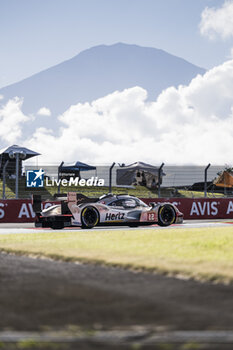 2024-09-14 - 12 STEVENS Will (gbr), NATO Norman (fra), ILOTT Callum (gbr), Hertz Team Jota, Porsche 963 #12, Hypercar, action during the 2024 6 Hours of Fuji, 7th round of the 2024 FIA World Endurance Championship, from September 13 to 15, 2024 on the Fuji Speedway in Oyama, Shizuoka, Japan - FIA WEC - 6 HOURS OF FUJI 2024 - ENDURANCE - MOTORS