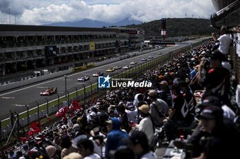 2024-09-15 - 50 FUOCO Antonio (ita), MOLINA Miguel (spa), NIELSEN Nicklas (dnk), Ferrari AF Corse, Ferrari 499P #50, Hypercar, action during the 2024 6 Hours of Fuji, 7th round of the 2024 FIA World Endurance Championship, from September 13 to 15, 2024 on the Fuji Speedway in Oyama, Shizuoka, Japan - FIA WEC - 6 HOURS OF FUJI 2024 - ENDURANCE - MOTORS