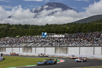 2024-09-15 - 36 VAXIVIERE Matthieu (fra), SCHUMACHER Mick (ger), LAPIERRE Nicolas (fra), Alpine Endurance Team, Alpine A424 #36, Hypercar, 20 VAN DER LINDE Sheldon (zaf), FRIJNS Robin (nld), RAST René (ger), BMW M Team WRT, BMW Hybrid V8 #20, Hypercar, 38 RASMUSSEN Oliver (dnk), HANSON Philip (gbr), BUTTON Jenson (gbr), Hertz Team Jota, Porsche 963 #38, Hypercar, 12 STEVENS Will (gbr), NATO Norman (fra), ILOTT Callum (gbr), Hertz Team Jota, Porsche 963 #12, Hypercar, 50 FUOCO Antonio (ita), MOLINA Miguel (spa), NIELSEN Nicklas (dnk), Ferrari AF Corse, Ferrari 499P #50, Hypercar, action during the 2024 6 Hours of Fuji, 7th round of the 2024 FIA World Endurance Championship, from September 13 to 15, 2024 on the Fuji Speedway in Oyama, Shizuoka, Japan - FIA WEC - 6 HOURS OF FUJI 2024 - ENDURANCE - MOTORS