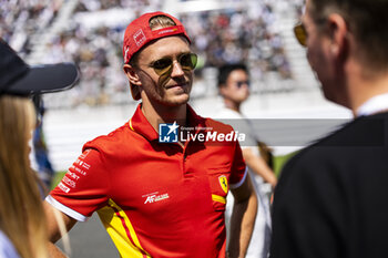 2024-09-15 - NIELSEN Nicklas (dnk), Ferrari AF Corse, Ferrari 499P, portrait Ambiance on the grid during the 2024 6 Hours of Fuji, 7th round of the 2024 FIA World Endurance Championship, from September 13 to 15, 2024 on the Fuji Speedway in Oyama, Shizuoka, Japan - FIA WEC - 6 HOURS OF FUJI 2024 - ENDURANCE - MOTORS