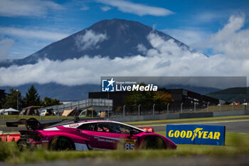 2024-09-15 - 85 BOVY Sarah (bel), FREY Rahel (swi), GATTING Michelle (dnk), Iron Dames, Lamborghini Huracan GT3 Evo2 #85, LM GT3, action during the 2024 6 Hours of Fuji, 7th round of the 2024 FIA World Endurance Championship, from September 13 to 15, 2024 on the Fuji Speedway in Oyama, Shizuoka, Japan - FIA WEC - 6 HOURS OF FUJI 2024 - ENDURANCE - MOTORS