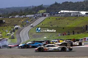 2024-09-15 - 12 STEVENS Will (gbr), NATO Norman (fra), ILOTT Callum (gbr), Hertz Team Jota, Porsche 963 #12, Hypercar, action during the 2024 6 Hours of Fuji, 7th round of the 2024 FIA World Endurance Championship, from September 13 to 15, 2024 on the Fuji Speedway in Oyama, Shizuoka, Japan - FIA WEC - 6 HOURS OF FUJI 2024 - ENDURANCE - MOTORS