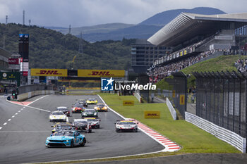 2024-09-15 - 77 BARKER Ben (gbr), HARDWICK Ryan (usa), ROBICHON Zacharie (can), Proton Competition, Ford Mustang GT3 #77, LM GT3, action during the 2024 6 Hours of Fuji, 7th round of the 2024 FIA World Endurance Championship, from September 13 to 15, 2024 on the Fuji Speedway in Oyama, Shizuoka, Japan - FIA WEC - 6 HOURS OF FUJI 2024 - ENDURANCE - MOTORS