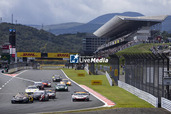 2024-09-15 - 82 JUNCADELLA Daniel (spa), BAUD Sébastien (fra), KOIZUMI Hiroshi (jpn), TF Sport, Corvette Z06 GT3.R #82, LM GT3, 55 HERIAU François (fra), MANN Simon (usa), ROVERA Alessio (ita), Vista AF Corse, Ferrari 296 GT3 #55, LM GT3, action during the 2024 6 Hours of Fuji, 7th round of the 2024 FIA World Endurance Championship, from September 13 to 15, 2024 on the Fuji Speedway in Oyama, Shizuoka, Japan - FIA WEC - 6 HOURS OF FUJI 2024 - ENDURANCE - MOTORS