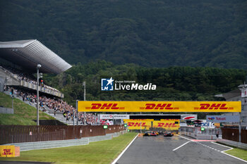 2024-09-15 - start of the race, depart, DHL , during the 2024 6 Hours of Fuji, 7th round of the 2024 FIA World Endurance Championship, from September 13 to 15, 2024 on the Fuji Speedway in Oyama, Shizuoka, Japan - FIA WEC - 6 HOURS OF FUJI 2024 - ENDURANCE - MOTORS