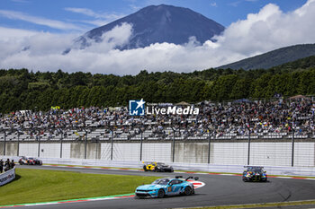 2024-09-15 - 77 BARKER Ben (gbr), HARDWICK Ryan (usa), ROBICHON Zacharie (can), Proton Competition, Ford Mustang GT3 #77, LM GT3, action during the 2024 6 Hours of Fuji, 7th round of the 2024 FIA World Endurance Championship, from September 13 to 15, 2024 on the Fuji Speedway in Oyama, Shizuoka, Japan - FIA WEC - 6 HOURS OF FUJI 2024 - ENDURANCE - MOTORS