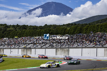 2024-09-15 - 92 MALYKHIN Aliaksandr (kna), STURM Joel (ger), BACHLER Klaus (aut), Manthey Purerxcing, Porsche 911 GT3 R #92, LM GT3, action during the 2024 6 Hours of Fuji, 7th round of the 2024 FIA World Endurance Championship, from September 13 to 15, 2024 on the Fuji Speedway in Oyama, Shizuoka, Japan - FIA WEC - 6 HOURS OF FUJI 2024 - ENDURANCE - MOTORS