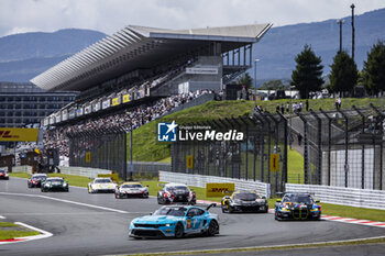 2024-09-15 - 77 BARKER Ben (gbr), HARDWICK Ryan (usa), ROBICHON Zacharie (can), Proton Competition, Ford Mustang GT3 #77, LM GT3, action during the 2024 6 Hours of Fuji, 7th round of the 2024 FIA World Endurance Championship, from September 13 to 15, 2024 on the Fuji Speedway in Oyama, Shizuoka, Japan - FIA WEC - 6 HOURS OF FUJI 2024 - ENDURANCE - MOTORS