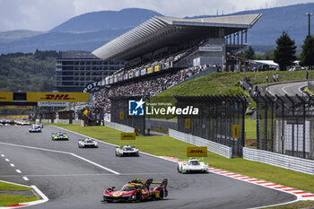 2024-09-15 - 50 FUOCO Antonio (ita), MOLINA Miguel (spa), NIELSEN Nicklas (dnk), Ferrari AF Corse, Ferrari 499P #50, Hypercar, action during the 2024 6 Hours of Fuji, 7th round of the 2024 FIA World Endurance Championship, from September 13 to 15, 2024 on the Fuji Speedway in Oyama, Shizuoka, Japan - FIA WEC - 6 HOURS OF FUJI 2024 - ENDURANCE - MOTORS