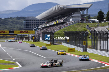 2024-09-15 - 12 STEVENS Will (gbr), NATO Norman (fra), ILOTT Callum (gbr), Hertz Team Jota, Porsche 963 #12, Hypercar, action during the 2024 6 Hours of Fuji, 7th round of the 2024 FIA World Endurance Championship, from September 13 to 15, 2024 on the Fuji Speedway in Oyama, Shizuoka, Japan - FIA WEC - 6 HOURS OF FUJI 2024 - ENDURANCE - MOTORS