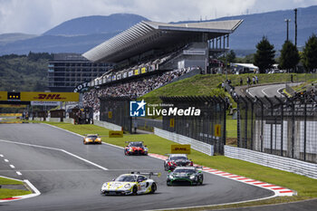 2024-09-15 - 92 MALYKHIN Aliaksandr (kna), STURM Joel (ger), BACHLER Klaus (aut), Manthey Purerxcing, Porsche 911 GT3 R #92, LM GT3, action during the 2024 6 Hours of Fuji, 7th round of the 2024 FIA World Endurance Championship, from September 13 to 15, 2024 on the Fuji Speedway in Oyama, Shizuoka, Japan - FIA WEC - 6 HOURS OF FUJI 2024 - ENDURANCE - MOTORS