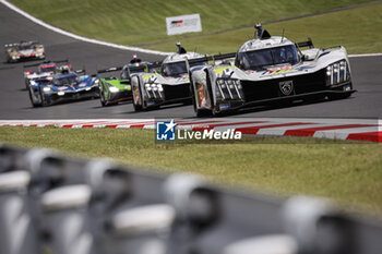 2024-09-15 - 94 DUVAL Loïc (fra), DI RESTA Paul (gbr), VANDOORNE Stoffel (bel), Peugeot TotalEnergies, Peugeot 9x8 #94, Hypercar, action during the 2024 6 Hours of Fuji, 7th round of the 2024 FIA World Endurance Championship, from September 13 to 15, 2024 on the Fuji Speedway in Oyama, Shizuoka, Japan - FIA WEC - 6 HOURS OF FUJI 2024 - ENDURANCE - MOTORS