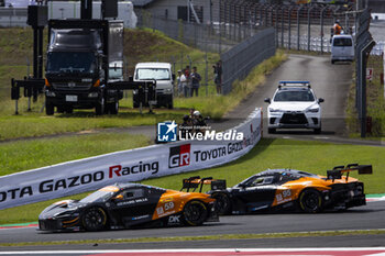 2024-09-15 - 59 SAUCY Grégoire (swi), COTTINGHAM James (gbr), COSTA Nicolas (bra), United Autosports, McLaren 720S GT3 Evo #59, LM GT3, 95 SATO Marino (jpn), PINO Nico (chl), CAYGILL Josh (gbr), United Autosports, McLaren 720S GT3 Evo #95, LM GT3, action during the 2024 6 Hours of Fuji, 7th round of the 2024 FIA World Endurance Championship, from September 13 to 15, 2024 on the Fuji Speedway in Oyama, Shizuoka, Japan - FIA WEC - 6 HOURS OF FUJI 2024 - ENDURANCE - MOTORS