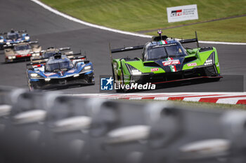 2024-09-15 - 63 BORTOLOTTI Mirko (ita), MORTARA Edoardo (swi), KVYAT Daniil (ita), Lamborghini Iron Lynx, Lamborghini SC63 #63, Hypercar, action during the 2024 6 Hours of Fuji, 7th round of the 2024 FIA World Endurance Championship, from September 13 to 15, 2024 on the Fuji Speedway in Oyama, Shizuoka, Japan - FIA WEC - 6 HOURS OF FUJI 2024 - ENDURANCE - MOTORS