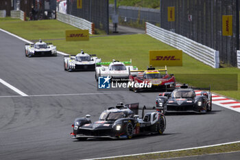 2024-09-15 - 08 BUEMI Sébastien (swi), HARTLEY Brendon (nzl), HIRAKAWA Ryo (jpn), Toyota Gazoo Racing, Toyota GR010 - Hybrid #08, Hypercar, action during the 2024 6 Hours of Fuji, 7th round of the 2024 FIA World Endurance Championship, from September 13 to 15, 2024 on the Fuji Speedway in Oyama, Shizuoka, Japan - FIA WEC - 6 HOURS OF FUJI 2024 - ENDURANCE - MOTORS