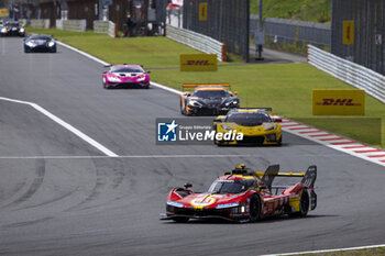 2024-09-15 - 51 PIER GUIDI Alessandro (ita), CALADO James (gbr), GIOVINAZZI Antonio (ita), Ferrari AF Corse, Ferrari 499P #51, Hypercar, action during the 2024 6 Hours of Fuji, 7th round of the 2024 FIA World Endurance Championship, from September 13 to 15, 2024 on the Fuji Speedway in Oyama, Shizuoka, Japan - FIA WEC - 6 HOURS OF FUJI 2024 - ENDURANCE - MOTORS