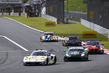 2024-09-15 - 92 MALYKHIN Aliaksandr (kna), STURM Joel (ger), BACHLER Klaus (aut), Manthey Purerxcing, Porsche 911 GT3 R #92, LM GT3, action during the 2024 6 Hours of Fuji, 7th round of the 2024 FIA World Endurance Championship, from September 13 to 15, 2024 on the Fuji Speedway in Oyama, Shizuoka, Japan - FIA WEC - 6 HOURS OF FUJI 2024 - ENDURANCE - MOTORS