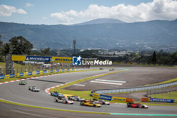 2024-09-15 - 05 CAMPBELL Matt (aus), CHRISTENSEN Michael (dnk), MAKOWIECKI Frédéric (fra), Porsche Penske Motorsport, Porsche 963 #05, Hypercar, action, 83 KUBICA Robert (pol), SHWARTZMAN Robert (isr), YE Yifei (chn), AF Corse, Ferrari 499P #83, Hypercar, action, depart, start, during the 2024 6 Hours of Fuji, 7th round of the 2024 FIA World Endurance Championship, from September 13 to 15, 2024 on the Fuji Speedway in Oyama, Shizuoka, Japan - FIA WEC - 6 HOURS OF FUJI 2024 - ENDURANCE - MOTORS