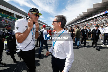 2024-09-15 - FILLON Pierre (fra), President of ACO, portrait, FINOT Jean-Marc (fra), Director of Stellantis Motorsport, portrait, grille de depart, starting grid, during the 2024 6 Hours of Fuji, 7th round of the 2024 FIA World Endurance Championship, from September 13 to 15, 2024 on the Fuji Speedway in Oyama, Shizuoka, Japan - FIA WEC - 6 HOURS OF FUJI 2024 - ENDURANCE - MOTORS