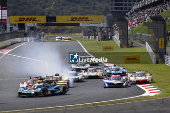 2024-09-15 - 35 MILESI Charles (fra), HABSBURG-LOTHRINGEN Ferdinand (aut), GOUNON Jules (fra), Alpine Endurance Team #35, Alpine A424, Hypercar, action during the 2024 6 Hours of Fuji, 7th round of the 2024 FIA World Endurance Championship, from September 13 to 15, 2024 on the Fuji Speedway in Oyama, Shizuoka, Japan - FIA WEC - 6 HOURS OF FUJI 2024 - ENDURANCE - MOTORS