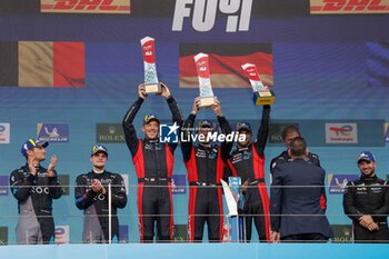 2024-09-15 - 06 ESTRE Kevin (fra), LOTTERER André (ger), VANTHOOR Laurens (bel), Porsche Penske Motorsport, Porsche 963 #06, Hypercar, podium, portrait, during the 2024 6 Hours of Fuji, 7th round of the 2024 FIA World Endurance Championship, from September 13 to 15, 2024 on the Fuji Speedway in Oyama, Shizuoka, Japan - FIA WEC - 6 HOURS OF FUJI 2024 - ENDURANCE - MOTORS