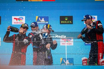 2024-09-15 - 06 ESTRE Kevin (fra), LOTTERER André (ger), VANTHOOR Laurens (bel), Porsche Penske Motorsport, Porsche 963 #06, Hypercar, podium, portrait, 36 VAXIVIERE Matthieu (fra), SCHUMACHER Mick (ger), LAPIERRE Nicolas (fra), Alpine Endurance Team, Alpine A424 #36, Hypercar, 15 VANTHOOR Dries (bel), MARCIELLO Raffaele (swi), WITTMANN Marco (ger), BMW M Team WRT, BMW Hybrid V8 #15, Hypercar, during the 2024 6 Hours of Fuji, 7th round of the 2024 FIA World Endurance Championship, from September 13 to 15, 2024 on the Fuji Speedway in Oyama, Shizuoka, Japan - FIA WEC - 6 HOURS OF FUJI 2024 - ENDURANCE - MOTORS