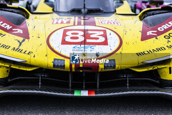 2024-09-15 - 83 KUBICA Robert (pol), SHWARTZMAN Robert (isr), YE Yifei (chn), AF Corse, Ferrari 499P #83, Hypercar, ambiance parc fermé during the 2024 6 Hours of Fuji, 7th round of the 2024 FIA World Endurance Championship, from September 13 to 15, 2024 on the Fuji Speedway in Oyama, Shizuoka, Japan - FIA WEC - 6 HOURS OF FUJI 2024 - ENDURANCE - MOTORS