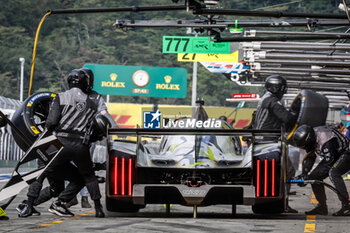 2024-09-15 - 93 JENSEN Mikkel (dnk), MULLER Nico (swi), VERGNE Jean-Eric (fra), Peugeot TotalEnergies, Peugeot 9x8 #93, Hypercar, pitlane, during the 2024 6 Hours of Fuji, 7th round of the 2024 FIA World Endurance Championship, from September 13 to 15, 2024 on the Fuji Speedway in Oyama, Shizuoka, Japan - FIA WEC - 6 HOURS OF FUJI 2024 - ENDURANCE - MOTORS