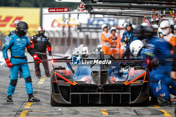 2024-09-15 - 36 VAXIVIERE Matthieu (fra), SCHUMACHER Mick (ger), LAPIERRE Nicolas (fra), Alpine Endurance Team, Alpine A424 #36, Hypercar, stand, pitlane, during the 2024 6 Hours of Fuji, 7th round of the 2024 FIA World Endurance Championship, from September 13 to 15, 2024 on the Fuji Speedway in Oyama, Shizuoka, Japan - FIA WEC - 6 HOURS OF FUJI 2024 - ENDURANCE - MOTORS