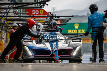 2024-09-15 - 15 VANTHOOR Dries (bel), MARCIELLO Raffaele (swi), WITTMANN Marco (ger), BMW M Team WRT, BMW Hybrid V8 #15, Hypercar, stand, pitlane, during the 2024 6 Hours of Fuji, 7th round of the 2024 FIA World Endurance Championship, from September 13 to 15, 2024 on the Fuji Speedway in Oyama, Shizuoka, Japan - FIA WEC - 6 HOURS OF FUJI 2024 - ENDURANCE - MOTORS