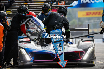 2024-09-15 - 15 VANTHOOR Dries (bel), MARCIELLO Raffaele (swi), WITTMANN Marco (ger), BMW M Team WRT, BMW Hybrid V8 #15, Hypercar, stand, pitlane, during the 2024 6 Hours of Fuji, 7th round of the 2024 FIA World Endurance Championship, from September 13 to 15, 2024 on the Fuji Speedway in Oyama, Shizuoka, Japan - FIA WEC - 6 HOURS OF FUJI 2024 - ENDURANCE - MOTORS