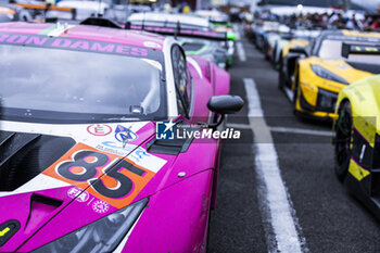 2024-09-15 - 85 BOVY Sarah (bel), FREY Rahel (swi), GATTING Michelle (dnk), Iron Dames, Lamborghini Huracan GT3 Evo2 #85, LM GT3, ambiance parc fermé during the 2024 6 Hours of Fuji, 7th round of the 2024 FIA World Endurance Championship, from September 13 to 15, 2024 on the Fuji Speedway in Oyama, Shizuoka, Japan - FIA WEC - 6 HOURS OF FUJI 2024 - ENDURANCE - MOTORS