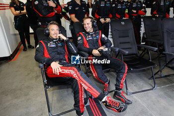 2024-09-15 - 06 ESTRE Kevin (fra), LOTTERER André (ger), VANTHOOR Laurens (bel), Porsche Penske Motorsport, Porsche 963 #06, Hypercar, podium, portrait, during the 2024 6 Hours of Fuji, 7th round of the 2024 FIA World Endurance Championship, from September 13 to 15, 2024 on the Fuji Speedway in Oyama, Shizuoka, Japan - FIA WEC - 6 HOURS OF FUJI 2024 - ENDURANCE - MOTORS