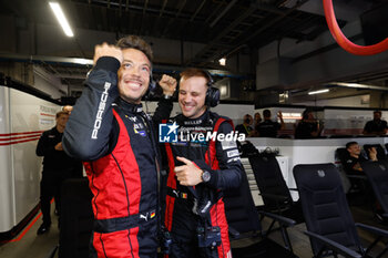 2024-09-15 - 06 ESTRE Kevin (fra), LOTTERER André (ger), VANTHOOR Laurens (bel), Porsche Penske Motorsport, Porsche 963 #06, Hypercar, podium, portrait, during the 2024 6 Hours of Fuji, 7th round of the 2024 FIA World Endurance Championship, from September 13 to 15, 2024 on the Fuji Speedway in Oyama, Shizuoka, Japan - FIA WEC - 6 HOURS OF FUJI 2024 - ENDURANCE - MOTORS