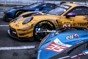 2024-09-15 - 35 MILESI Charles (fra), HABSBURG-LOTHRINGEN Ferdinand (aut), GOUNON Jules (fra), Alpine Endurance Team #35, Alpine A424, Hypercar, ambiance parc fermé during the 2024 6 Hours of Fuji, 7th round of the 2024 FIA World Endurance Championship, from September 13 to 15, 2024 on the Fuji Speedway in Oyama, Shizuoka, Japan - FIA WEC - 6 HOURS OF FUJI 2024 - ENDURANCE - MOTORS