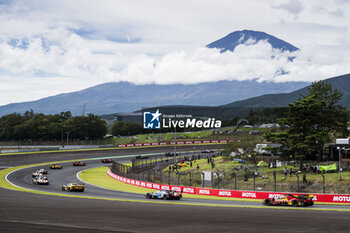 2024-09-15 - 51 PIER GUIDI Alessandro (ita), CALADO James (gbr), GIOVINAZZI Antonio (ita), Ferrari AF Corse, Ferrari 499P #51, Hypercar, 35 MILESI Charles (fra), HABSBURG-LOTHRINGEN Ferdinand (aut), GOUNON Jules (fra), Alpine Endurance Team #35, Alpine A424, Hypercar, 81 EASTWOOD Charlie (irl), ANDRADE Rui (ang), VAN ROMPUY Tom (bel), TF Sport, Corvette Z06 GT3.R #81, LM GT3, action during the 2024 6 Hours of Fuji, 7th round of the 2024 FIA World Endurance Championship, from September 13 to 15, 2024 on the Fuji Speedway in Oyama, Shizuoka, Japan - FIA WEC - 6 HOURS OF FUJI 2024 - ENDURANCE - MOTORS