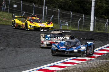 2024-09-15 - 36 VAXIVIERE Matthieu (fra), SCHUMACHER Mick (ger), LAPIERRE Nicolas (fra), Alpine Endurance Team, Alpine A424 #36, Hypercar, 12 STEVENS Will (gbr), NATO Norman (fra), ILOTT Callum (gbr), Hertz Team Jota, Porsche 963 #12, Hypercar, 83 KUBICA Robert (pol), SHWARTZMAN Robert (isr), YE Yifei (chn), AF Corse, Ferrari 499P #83, Hypercar, action during the 2024 6 Hours of Fuji, 7th round of the 2024 FIA World Endurance Championship, from September 13 to 15, 2024 on the Fuji Speedway in Oyama, Shizuoka, Japan - FIA WEC - 6 HOURS OF FUJI 2024 - ENDURANCE - MOTORS