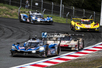 2024-09-15 - 36 VAXIVIERE Matthieu (fra), SCHUMACHER Mick (ger), LAPIERRE Nicolas (fra), Alpine Endurance Team, Alpine A424 #36, Hypercar, 12 STEVENS Will (gbr), NATO Norman (fra), ILOTT Callum (gbr), Hertz Team Jota, Porsche 963 #12, Hypercar, 83 KUBICA Robert (pol), SHWARTZMAN Robert (isr), YE Yifei (chn), AF Corse, Ferrari 499P #83, Hypercar, action during the 2024 6 Hours of Fuji, 7th round of the 2024 FIA World Endurance Championship, from September 13 to 15, 2024 on the Fuji Speedway in Oyama, Shizuoka, Japan - FIA WEC - 6 HOURS OF FUJI 2024 - ENDURANCE - MOTORS