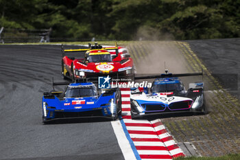 2024-09-15 - 02 BAMBER Earl (nzl), LYNN Alex (gbr), Cadillac Racing #02, Hypercar, 15 VANTHOOR Dries (bel), MARCIELLO Raffaele (swi), WITTMANN Marco (ger), BMW M Team WRT, BMW Hybrid V8 #15, Hypercar, 50 FUOCO Antonio (ita), MOLINA Miguel (spa), NIELSEN Nicklas (dnk), Ferrari AF Corse, Ferrari 499P #50, Hypercar, action during the 2024 6 Hours of Fuji, 7th round of the 2024 FIA World Endurance Championship, from September 13 to 15, 2024 on the Fuji Speedway in Oyama, Shizuoka, Japan - FIA WEC - 6 HOURS OF FUJI 2024 - ENDURANCE - MOTORS