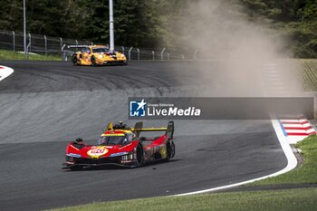 2024-09-15 - 50 FUOCO Antonio (ita), MOLINA Miguel (spa), NIELSEN Nicklas (dnk), Ferrari AF Corse, Ferrari 499P #50, Hypercar, action during the 2024 6 Hours of Fuji, 7th round of the 2024 FIA World Endurance Championship, from September 13 to 15, 2024 on the Fuji Speedway in Oyama, Shizuoka, Japan - FIA WEC - 6 HOURS OF FUJI 2024 - ENDURANCE - MOTORS