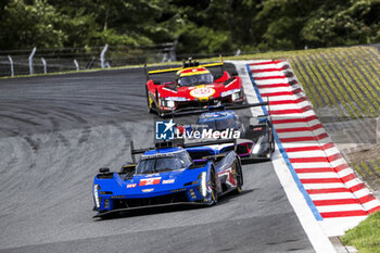 2024-09-15 - 02 BAMBER Earl (nzl), LYNN Alex (gbr), Cadillac Racing #02, Hypercar, 15 VANTHOOR Dries (bel), MARCIELLO Raffaele (swi), WITTMANN Marco (ger), BMW M Team WRT, BMW Hybrid V8 #15, Hypercar, 50 FUOCO Antonio (ita), MOLINA Miguel (spa), NIELSEN Nicklas (dnk), Ferrari AF Corse, Ferrari 499P #50, Hypercar, action during the 2024 6 Hours of Fuji, 7th round of the 2024 FIA World Endurance Championship, from September 13 to 15, 2024 on the Fuji Speedway in Oyama, Shizuoka, Japan - FIA WEC - 6 HOURS OF FUJI 2024 - ENDURANCE - MOTORS