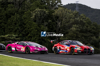 2024-09-15 - 31 FARFUS Augusto (bra), GELAEL Sean (ind), LEUNG Darren (gbr), Team WRT, BMW M4 GT3 #31, LM GT3, 85 BOVY Sarah (bel), FREY Rahel (swi), GATTING Michelle (dnk), Iron Dames, Lamborghini Huracan GT3 Evo2 #85, LM GT3, action during the 2024 6 Hours of Fuji, 7th round of the 2024 FIA World Endurance Championship, from September 13 to 15, 2024 on the Fuji Speedway in Oyama, Shizuoka, Japan - FIA WEC - 6 HOURS OF FUJI 2024 - ENDURANCE - MOTORS