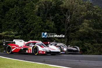 2024-09-15 - 06 ESTRE Kevin (fra), LOTTERER André (ger), VANTHOOR Laurens (bel), Porsche Penske Motorsport, Porsche 963 #06, Hypercar, 08 BUEMI Sébastien (swi), HARTLEY Brendon (nzl), HIRAKAWA Ryo (jpn), Toyota Gazoo Racing, Toyota GR010 - Hybrid #08, Hypercar, action during the 2024 6 Hours of Fuji, 7th round of the 2024 FIA World Endurance Championship, from September 13 to 15, 2024 on the Fuji Speedway in Oyama, Shizuoka, Japan - FIA WEC - 6 HOURS OF FUJI 2024 - ENDURANCE - MOTORS